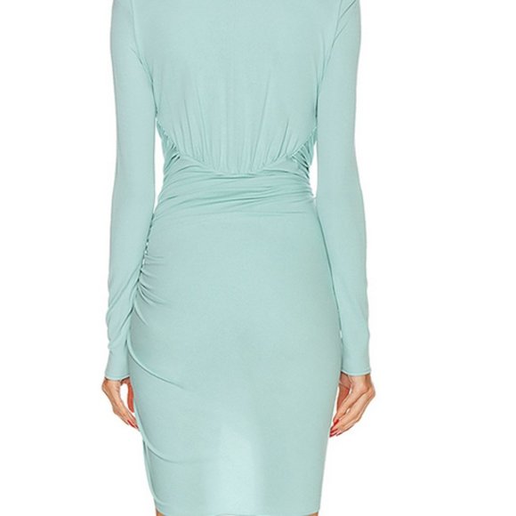 Deep V waist evening dress - Picture 4 of 9